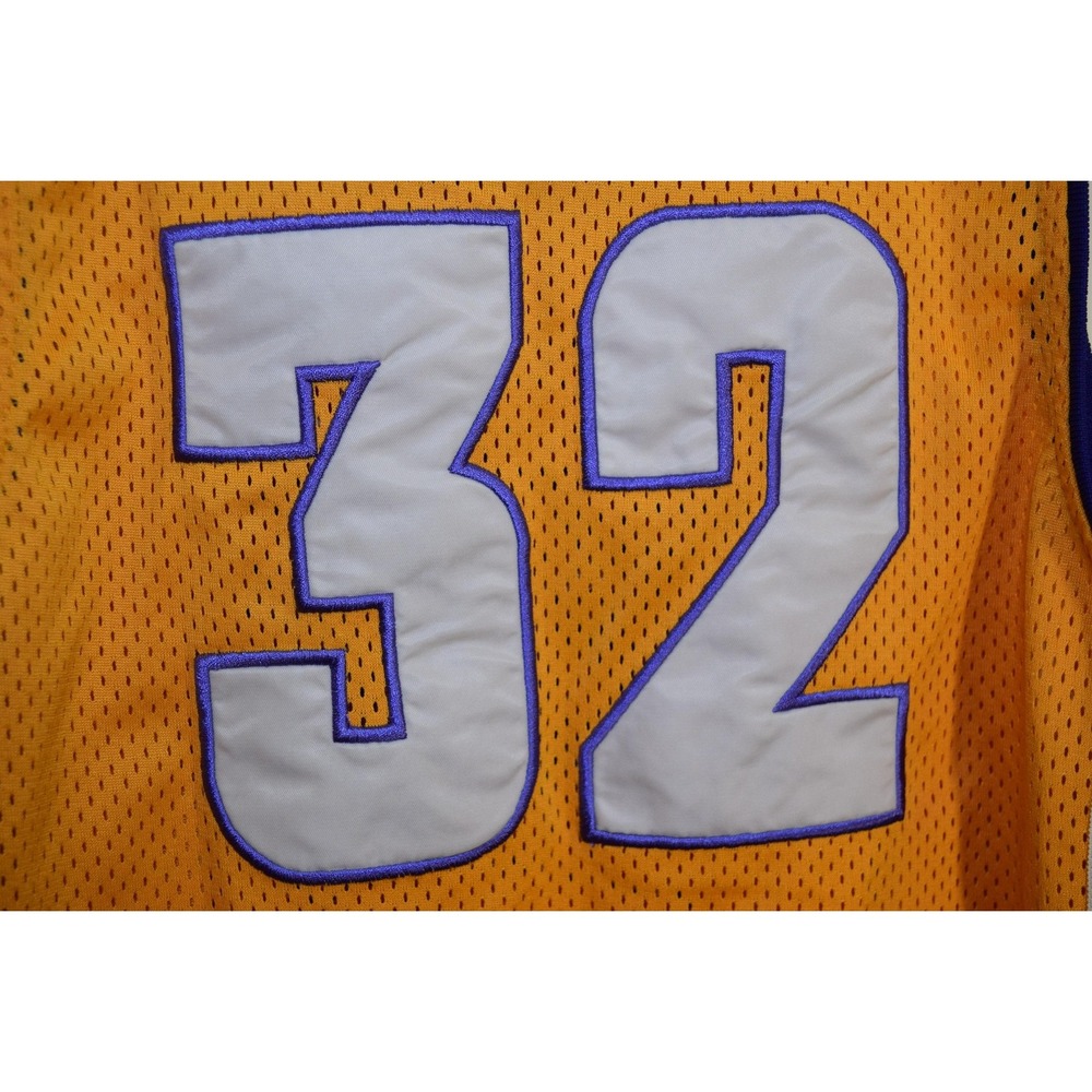 Goofy Goliaths Jersey Shirt Kids XL‎ Yellow Purple Basketball Disney World 32 - Picture 11 of 16
